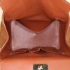 Borsa Hermès Tool Box in pelle di vitello doblis marrone e pelle Barenia - Detail D3 thumbnail