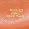 Bolso de mano Hermès Tool Box en cuero de ternero doblis marrón y cuero Barenia - Detail D4 thumbnail