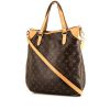 Louis Vuitton Odeon shoulder bag in brown monogram canvas and natural leather - 00pp thumbnail