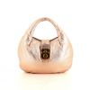 Miu Miu handbag in metallic pink leather - 360 thumbnail