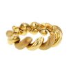 Vintage twisted 1990's bracelet in yellow gold and yellow gold - 00pp thumbnail