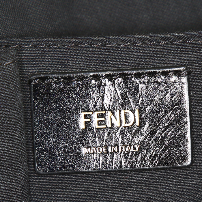 Bolso Fendi en cuero negro - Detail D4