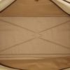Hermes Victoria travel bag in beige canvas and brown leather - Detail D2 thumbnail