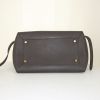 Celine  Belt large model  handbag  in anthracite grey grained leather - Detail D4 thumbnail