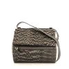 Givenchy Pandora medium model shoulder bag in grey and beige python - 360 thumbnail