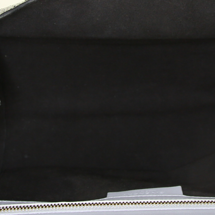 Borsa a tracolla Givenchy  Pandora modello medio  in pitone grigio e beige - Detail D2