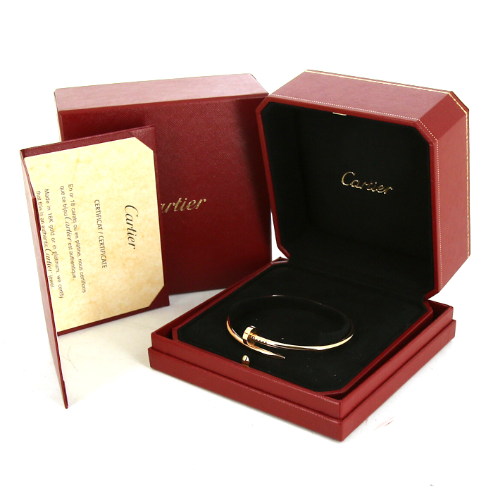 Brazalete Cartier Juste un clou en oro rosa