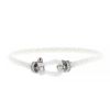 Fred Force 10 large model bracelet in white gold,  diamonds and ceramic, size 18 - 00pp thumbnail