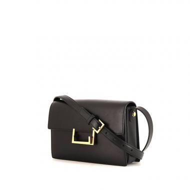 Borsa a tracolla Saint Laurent in pelle nera