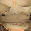 Louis Vuitton Sirius travel bag in brown monogram canvas and natural leather - Detail D2 thumbnail