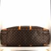 Borsa da viaggio Louis Vuitton Sirius in tela monogram cerata marrone e pelle naturale - Detail D4 thumbnail