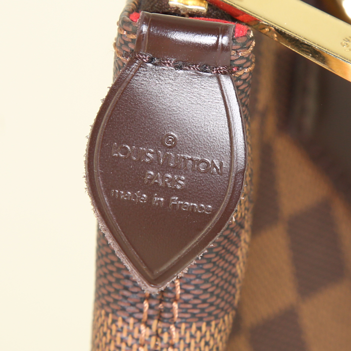 Louis Vuitton Saleya handbag in ebene damier canvas - Detail D3