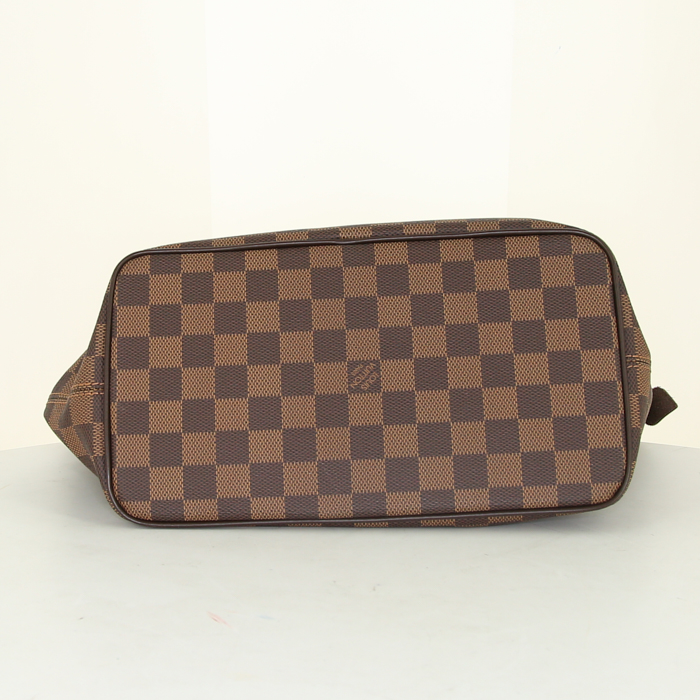 Louis Vuitton Saleya handbag in ebene damier canvas - Detail D4