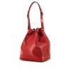 Louis Vuitton Grand Noé large model shopping bag in red epi leather - 00pp thumbnail