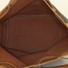 Shopping bag Louis Vuitton petit Noé modello grande in tela monogram marrone e pelle naturale - Detail D2 thumbnail