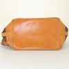 Shopping bag Louis Vuitton petit Noé modello grande in tela monogram marrone e pelle naturale - Detail D4 thumbnail