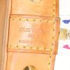 Borsa Louis Vuitton Alma in tela monogram cerata multicolore e bianca con borchie e pelle naturale - Detail D3 thumbnail