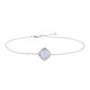Fred Pain de Sucre bracelet in white gold,  diamonds and chalcedony - 00pp thumbnail