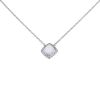 Fred Pain de Sucre necklace in white gold,  diamonds and chalcedony - 00pp thumbnail