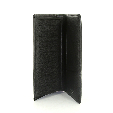 Louis Vuitton Brazza wallet in black epi leather - Detail D2
