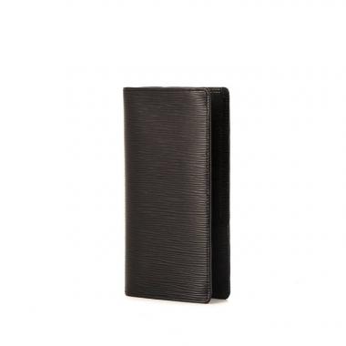 Billetera Louis Vuitton Brazza en cuero Epi negro