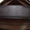 Hermes Kelly 32 cm handbag in brown ebene box leather - Detail D3 thumbnail