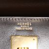 Sac à main Hermes Kelly 32 cm en cuir box marron ébène - Detail D4 thumbnail