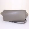 Celine Trapeze medium model bag worn on the shoulder or carried in the hand in grey grained leather and grey suede - Detail D5 thumbnail