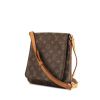 Louis Vuitton Musette Salsa small model shoulder bag in brown monogram canvas and natural leather - 00pp thumbnail