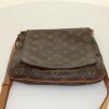 Louis Vuitton Musette Salsa small model shoulder bag in brown monogram canvas and natural leather - Detail D4 thumbnail