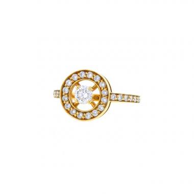 Bague Boucheron Ava en or jaune et diamants Bague Boucheron Ava en or jaune et diamants