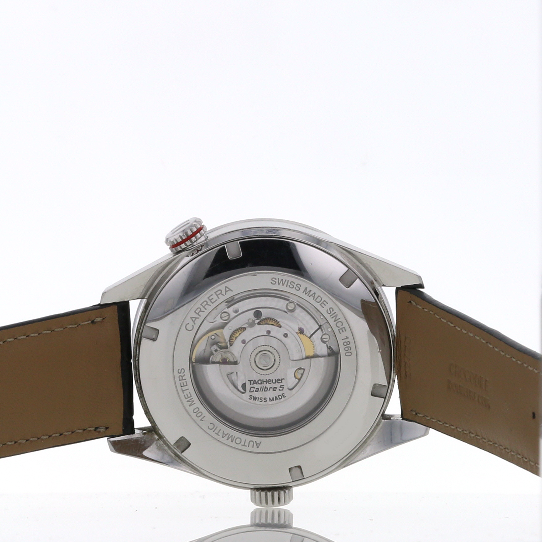 TAG Heuer Carrera Automatic watch in stainless steel Circa  2010 - Detail D2