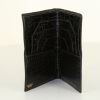 Hermès wallet in black crocodile - Detail D2 thumbnail