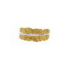 Buccellati Foglia Quercia ring in yellow gold and white gold - 00pp thumbnail