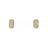 Paire de boucles d'oreilles Chanel en or jaune et diamants - 00pp thumbnail