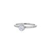 Piaget Rose solitaire ring in platinium and diamond of 0,30 carat - 00pp thumbnail