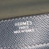 Borsa portadocumenti Hermès Sac à dépêches in pelle Epsom blu indaco - Detail D3 thumbnail