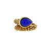 Boucheron Serpent Bohème 1970's ring in yellow gold and lapis-lazuli - 00pp thumbnail