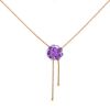 Boucheron Grains de Mure necklace in pink gold and amethyst - 00pp thumbnail