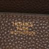 Hermes Birkin 35 cm handbag in brown ebene togo leather - Detail D3 thumbnail