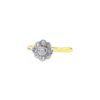 Vintage end of the 19th Century ring in yellow gold,  platinium and diamonds - 00pp thumbnail