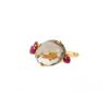 Pomellato Bahia ring in pink gold,  smoked quartz and ruby - 00pp thumbnail