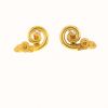 Lalaounis Animal Head earrings in yellow gold - 360 thumbnail