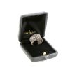 Bague Buccellati Scacchi en or blanc,  or jaune et diamants - Detail D2 thumbnail