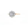 Vintage ring in platinium,  pink gold and diamonds - 00pp thumbnail
