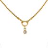 Vintage 1980's necklace in yellow gold and diamond - 00pp thumbnail