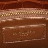 Borsa Saint Laurent Sac de jour modello piccolo in pelle marrone simil coccodrillo - Detail D4 thumbnail