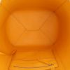 Celine Cabas Phantom shopping bag in yellow grained leather - Detail D2 thumbnail