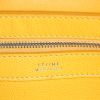 Celine Cabas Phantom shopping bag in yellow grained leather - Detail D3 thumbnail