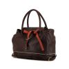 Shopping bag Chloé Marlow in pelle marrone - 00pp thumbnail
